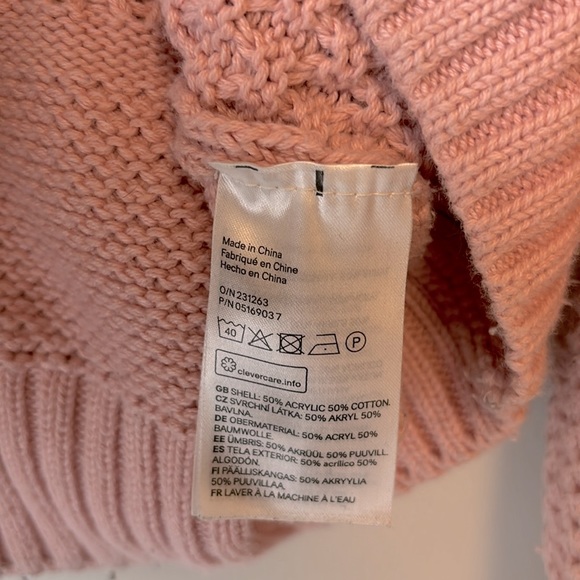 Rose pink knit H&M sweater - Picture 5 of 5